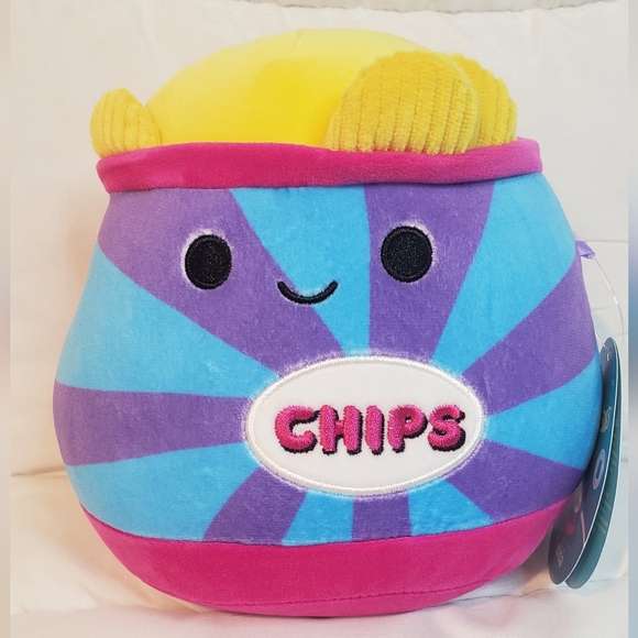 Squishmallows Other Patricia Chips 8 Squishmallow Blue Purple First